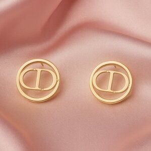 Gold-Plated Stainless-Steel Earrings New